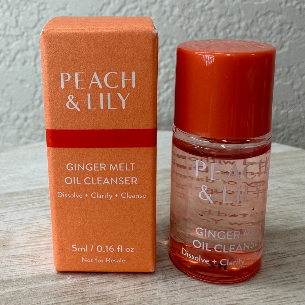 $3‎ 🌙 Peach & Lily Ginger 🫚 Melt Oil Cleanser NEW